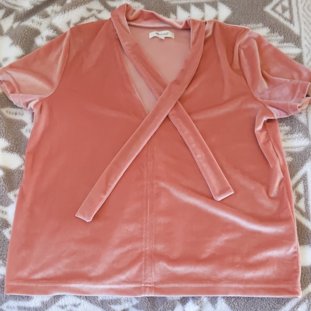 Madewell velvet top